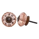 IndianShelfハンドメイドセラミッククリームCrackle Artistic引き出しノブドレッサーキャビネットPulls家具装飾ワードローブドアハンドルHandcrafted Designer