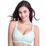 【妊婦専用】　授乳ブラジャー　マタニティ 授乳 兼用ブラ　ハーフトップ　綿　ノンワイヤ　前ボタン開閉　ストラップ調節が可能　4色展開　マタニティウェア インナー下着