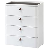 ロイヤルドロアー　７２４　アースホワイト　RD-724WH/DBR サンカ　SANKA [チェスト 4段 インテリア 収納　家具 rd724 ROYAL　DRAWER　squ＋]