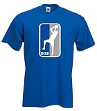 Dirk Nowitzki Dallas Mavericks」NBAロゴ」Tシャツ Adult X-Large ブルー