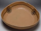 【Ｂ級品】丸印赤茶三角鉢