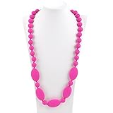 Consider It Maid Silicone Teething Necklace for Mom to Wear - FREE E-BOOK - BPA FREE and FDA Approve