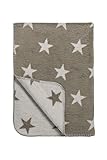 Meyco Cotton Baby Blanket (120 x 150 cm, All Stars Sand) by Meyco