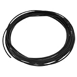 uxcell ポリウレタンチューブ ブラック 4X 2.5mm 空気圧 PUエアホース 10M
