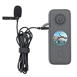 Insta360 ONE X2 対応 外付けマイク Type-Cマイク クリップがあり 取り付け簡単 雑音軽減