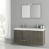 Nameeks ans133 ACF 47 "壁マウントVanity Set with木製キャビネット、セラミック上部Wi、 ACF ANS133-637509923549