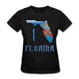 I Love Florida Ladies Tシャツ、レディースFlorida State Flag Tee、海洋CityフロリダLove Ladies Tee 075 L