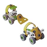 Owfeel DIYビルディングブロックレンガアセンブリ車トラックフォークリフト玩具