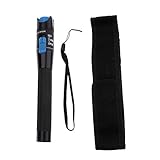 Perfk テスター　光ファイバーチェッカー　障害探知器　測定距離　赤色可視光源　W/FC オス〜LCメス　収納ポーチ付き