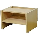 ライフスタイリングショップ シューズボックス 靴箱 台座 幅45cm アジャスター付 ライトブラウン JS-94LB