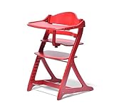 【yamatoya】【すくすくチェアENの後継型】 (1506RD) すくすくチェアプラス テーブル＆ガード付 【安心のメーカー保証】 すくすくプラス　ハイチェア すくすくチェアプラス　椅子 (150