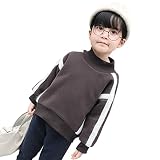 [ファイン・ショップ] セーター ベビー服 子供服 男の子 タートルネック 裏ボア 90cm～130cm 厚手 おしゃれ 暖かい 冬物 防寒 軽量 可愛い ボーイズ 普段着 プルオーバー 秋冬トップス