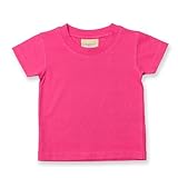 Larkwood Baby/Childrens Crew Neck T-Shirt / Schoolwear (12-18) (Fuchsia) by Larkwood