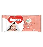 ハギーズの赤ちゃんは柔らかい肌のシングルス56を払拭します (Huggies) (x6) - Huggies Baby Wipes Soft Skin Singles 56 (Pack of 6) [