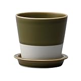 esテーブルポット 織部釉