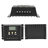 12/24V PWM充電モード ソーラーパネル ソーラーコントローラ ソーラー 充電システム用 バッテリ充電器レギュレータ 単結晶 高効率 過負荷保護 逆接続保護 バッテリの寿命を延ばす