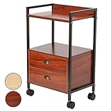 木製 引き出し付き ワゴン Roman 4段 全2色 ブラウン [ ウッドワゴン エステワゴン ネイルワゴン 美容室ワゴン キッチンワゴン マルチワゴン サイドワゴン キャスターワゴン キャスター付き インテリア 収納 ウッド 業務用 サロ