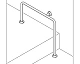 バリアフリー手摺浴室用34R　　新協和