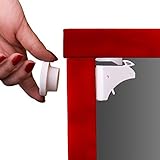 赤ちゃんベビーProofスーパー強い、3 M粘着テープ、子の安全キャビネットロック、8のセットロック& mybsafety、豪華で2キーキャビネットロック磁気安全ロックシステムwith 4 Freeコ