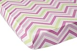 CoCaLo Mix & Match Chevron Fitted Sheet Audrey [並行輸入品]
