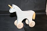 Handcrafted In Virginia Eco-Friendly Wood Toy Made With Non-Toxic Paint, Wooden Unicorn [並行輸入品]