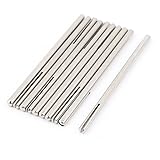 uxcell サンドペーパーマンドレル　メタル製シルバートン　2mmシャンク径 研磨サンディング　ジュエリーツール 10個入