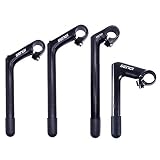 SENQI 自転車 ステム クイルステム クランプ径25.4 コラム径22.2mm BSB040 80×150×120mm(ブラック)