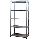 ダイソー スチールラック5段 LST-1 約幅87.5×奥行45×高さ180cm ネオブラック