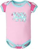 Hatley ハットレイ ベビー女の子 半袖USスリーブボディ(カラフルクマさん) 3-6、60~70cm、3-6M(58-69cm) マルチカラー 綿100% DR4WIBE268