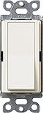 Lutron SC-4PS-BI Diva Satin Colors 15-Amp 4-Way Switch, Biscuit [並行輸入品]
