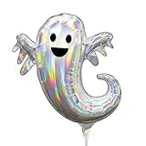 装飾用ハロウィンスティック風船　虹色ゴースト／バルーン 飾り　　29121