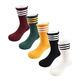 XIAOHAWANG子供用 キッズ ソックス 靴下 女の子 抗菌防臭 吸汗速乾 児童 園児 スクール フォーマル 5足組 (6-8歳, スタイル1)