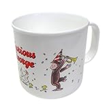 おさるのジョージ 食器 コップ ランチコップ キュリアスジョージ Curious George カップ ホワイト 白 キャラクター 雑貨 グッズ メール便不可 12745 【即日・翌日発送】