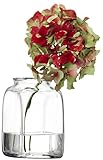 G294-14-301 UMBERTO VASE H14cm CLEAR TLA2150