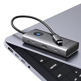 ORICO 6 in 1 USBハブ 2.5Gbps ギガビットLAN搭載 HDMI 4K@60Hz対応 ドッキングステーション 100W PD充電 5Gbps高速データ転送 USB-Cポート USB-Aポート搭載 Windows Mac対応 USB Cマルチポートアダプター