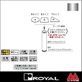 e-kanamono ロイヤル テーブル脚 エクセルフレームフラット木部タイプセット60φ EFW-60-R/S/T ~670mm クローム 角座(100mm)