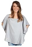Poncho Baby Organic Nursing Cover, Oval Gray, Grey by Poncho Baby