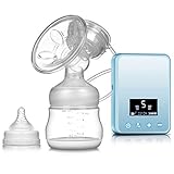 Formemory 電動搾乳器 さく乳器 母乳アシスト 搾乳機 マッサージ 乳房ポンプポータブル 胸のマッサージ 痛みがない 記憶機能あり タッチ操作 超静かデザイン usb充電 ボトルアダプター付き