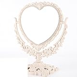 デスクトップCosmeticミラー/ Europeanミラー/ドレッサーミラー/ Marriageミラー/プリンセスミラー/ポータブルシンプルなファッションKingサイズ両面ミラーミラー EOTFJG