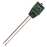 Soilster | Most Accurate 3 in 1 Garden Soil Analysis Tester/Hygrometer (pH Alkalinity/Acidity, Moist