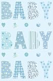 New Baby Boy Greeting Card - Baby