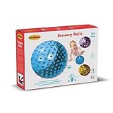 Edushape 3ピースのボールセットfor Therapeutic Sensory触覚&社会開発、Fine &グロスモータースキル