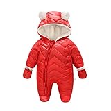 冬California Weatherproofフード付きベビースノーウェア冬Bunting Pram カラー: レッド