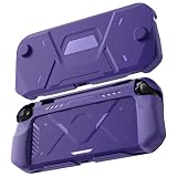 Switch 2 ケース 2025年新型対応 可拆卸前カバー 分体式 薄型 軽量 衝撃吸収 TPU+PCハイブリッド素材 グリップ付き メカニカルデザイン 保護カバー switch 2 保護ケース switch 2 case パープル