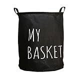 taloyer折りたたみ式防水コットン&リネンLaundry Hamper Dirty Clothes Cartoon Washストレージバスケット