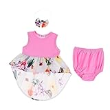 Kesoto 全４サイズ　ロンパース　女の子 　春夏　ベビー　写真服　撮影道具　可愛い - ピンク, 18〜24ヶ月