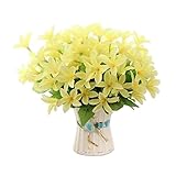 美しいリビングルーム装飾花盆栽人工Flowers Bouquets [ Lily ] # 16