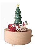 クリスマスツリーオルゴール、ラウンドベース、クリスマスプレゼント、キッズ用