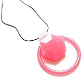 Dr. Bloom's Chewable Teething Jewels Bracelet and Necklace with Hexagon Slide, Hot Pink by Dr. Bloom