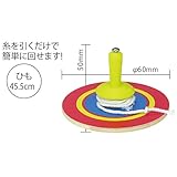 アーテック ミニ糸引きゴマ 着色済 φ60 紐付き 002492